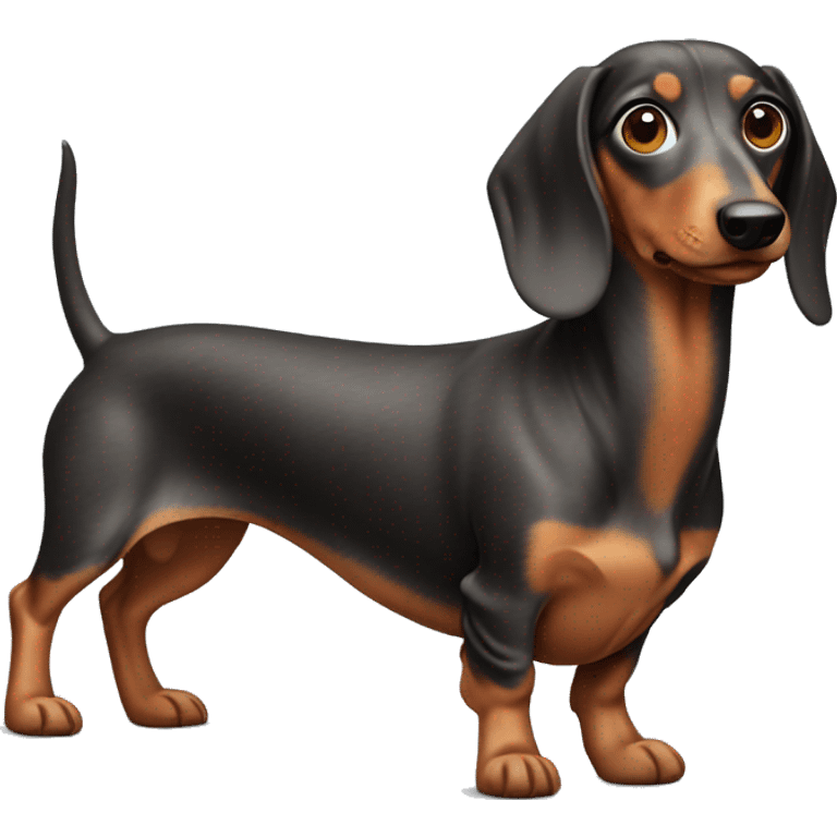 Dapple sausage dog emoji