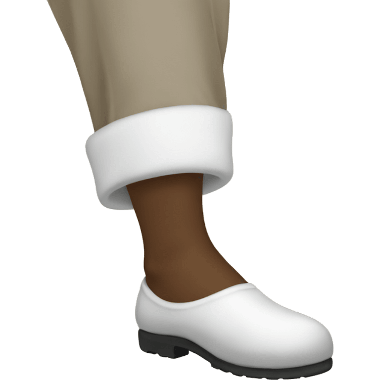 white foot emoji