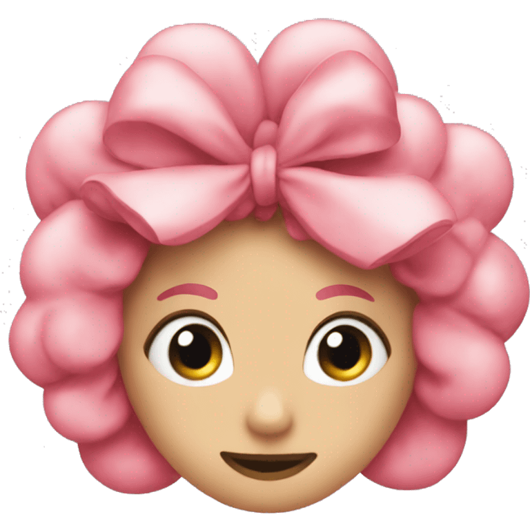 Noeud rose  emoji