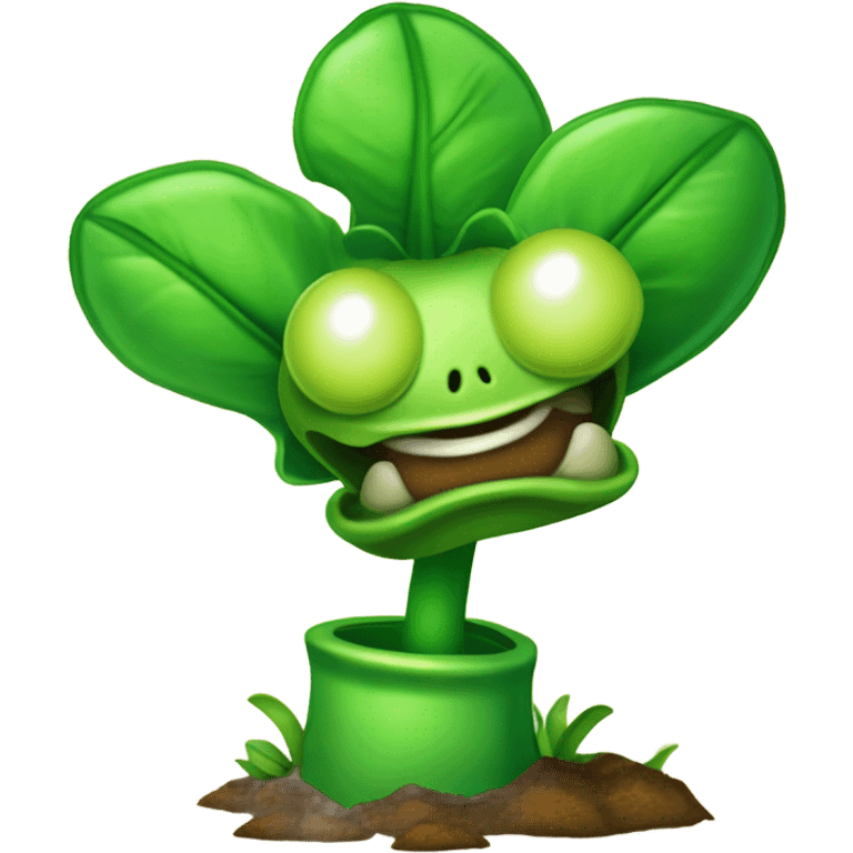 Plants vs zombies peashooter emoji