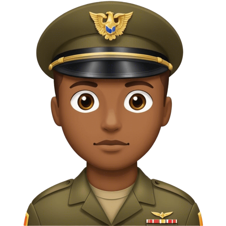 A military soldier who was shot emoji