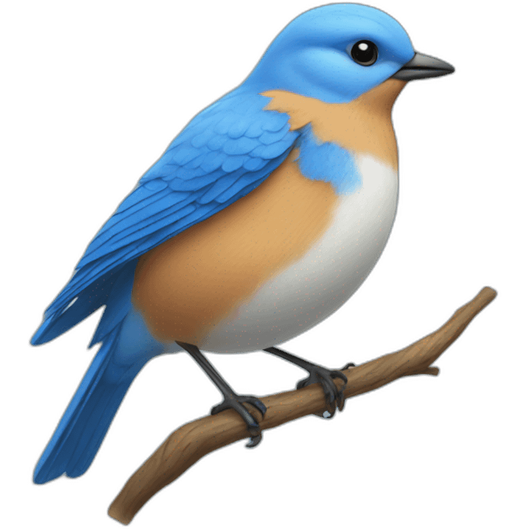 blue bird emoji