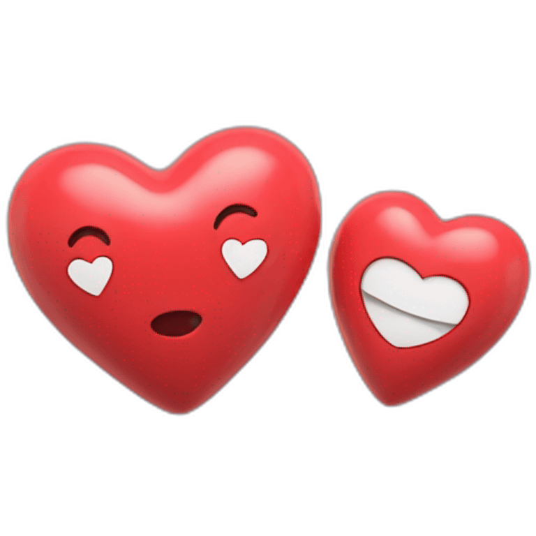 Heart 3d ILLUSTRATION emoji