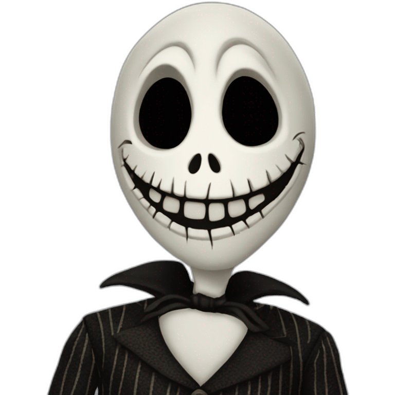 Jack from Nightmare before christmas emoji