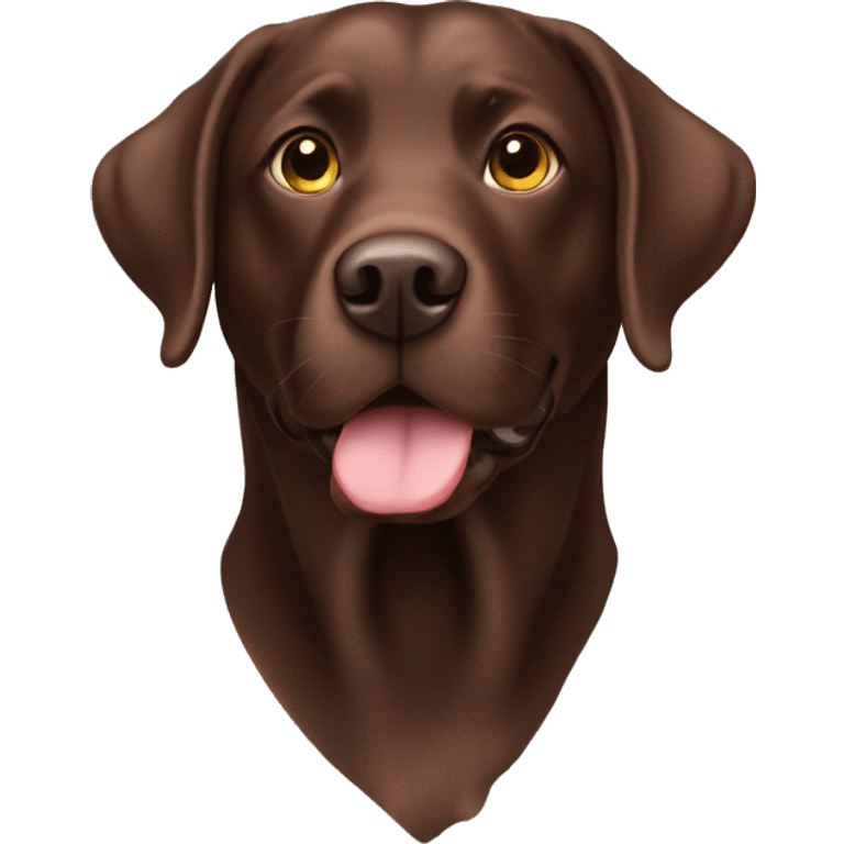 Chocolate lab  emoji