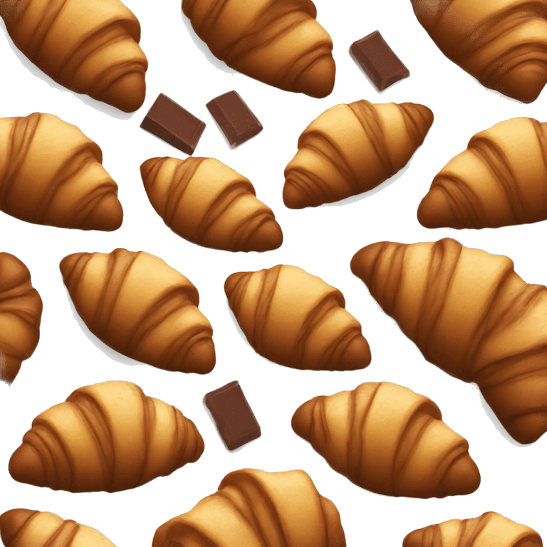 Chocolate croissant  emoji