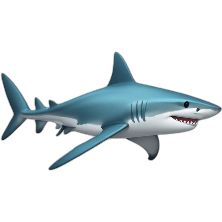 shark with an hélicoptère  emoji