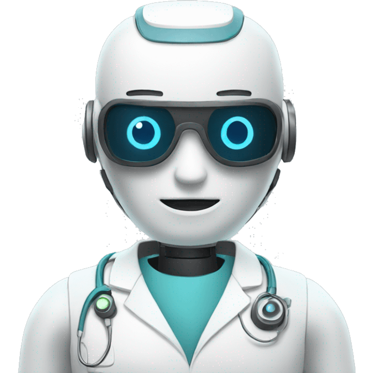 AI doctor robot emoji