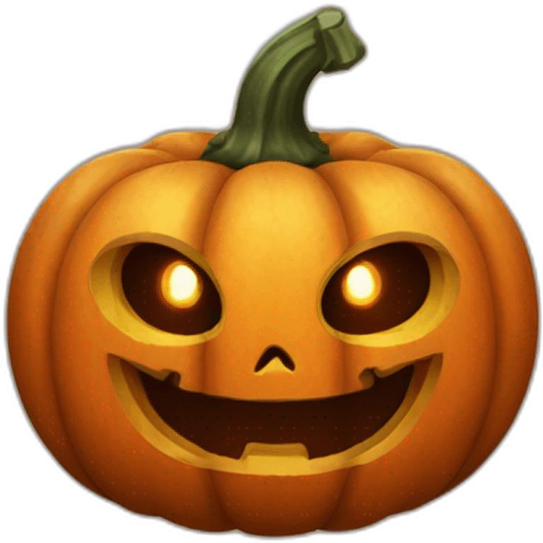 spooky friendly pumpkin emoji