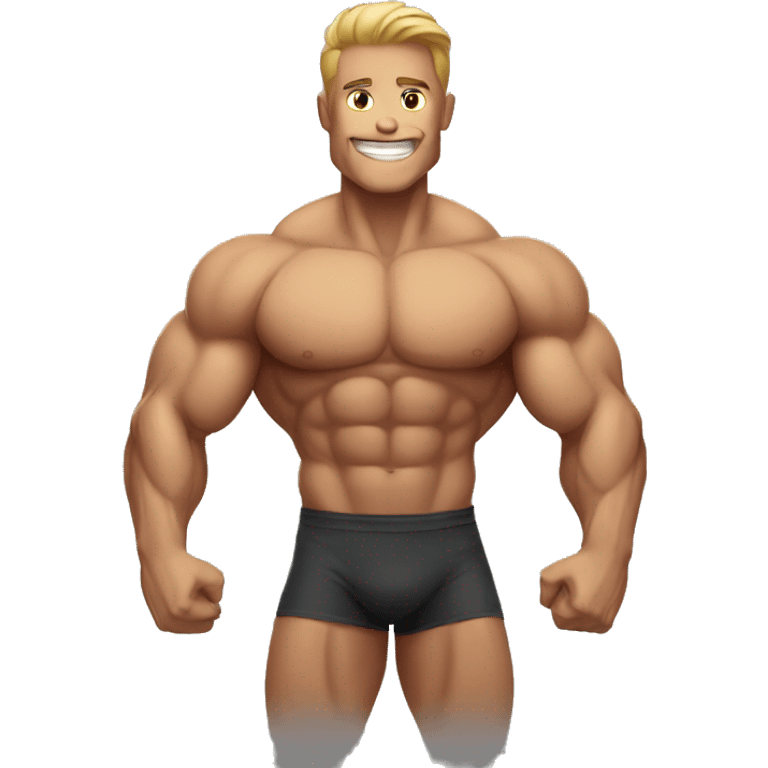 muscle guy emoji