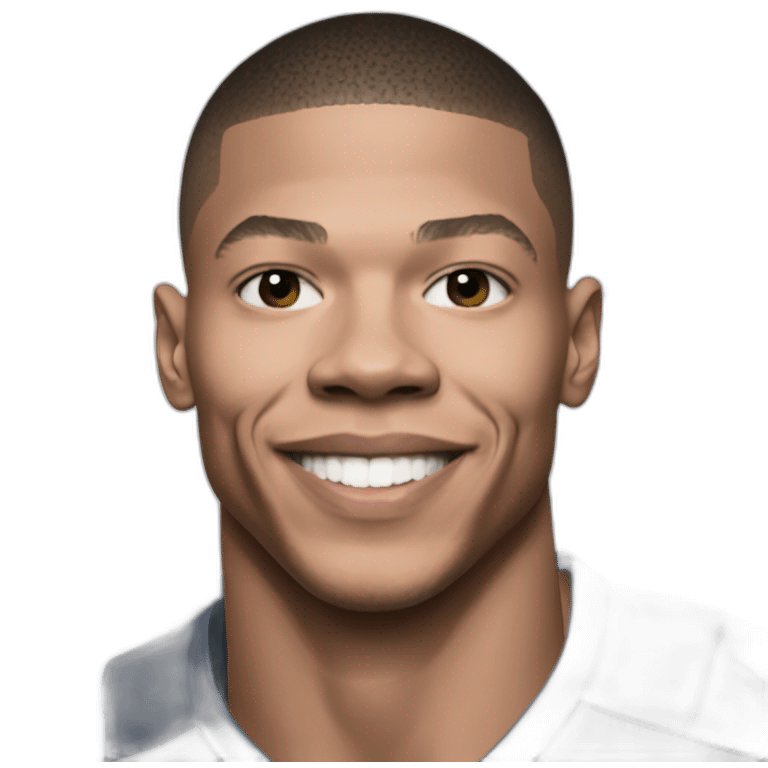 Mbappé avec la ligue des champions emoji