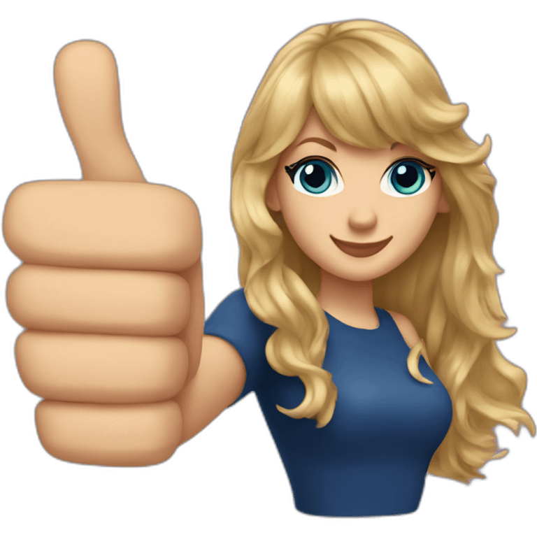 taylor swift thumbs up emoji