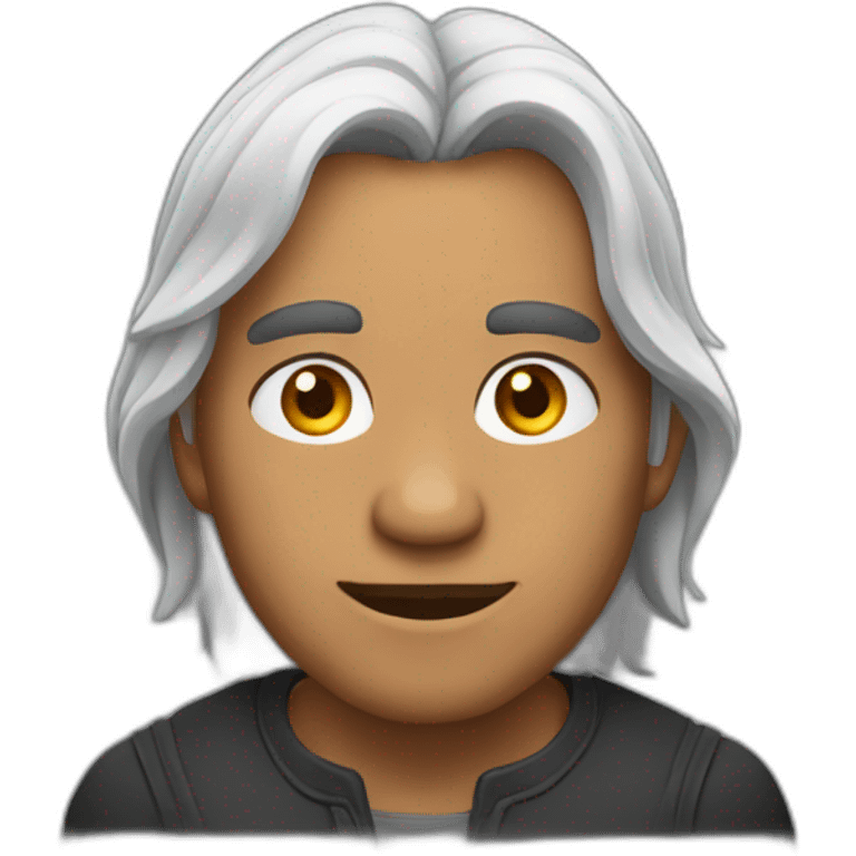 Indien chauve homme emoji