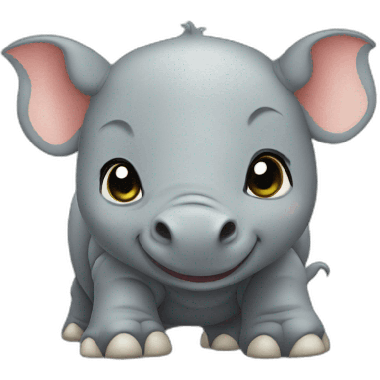 Baby rhino emoji