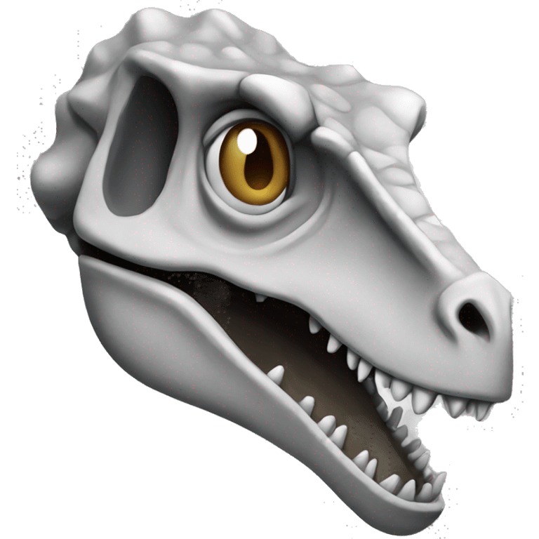 Gray Dinosaur Fossil emoji