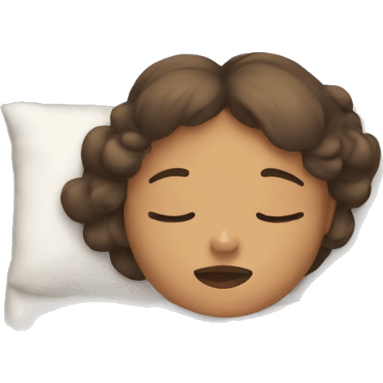 Girl sleeping emoji