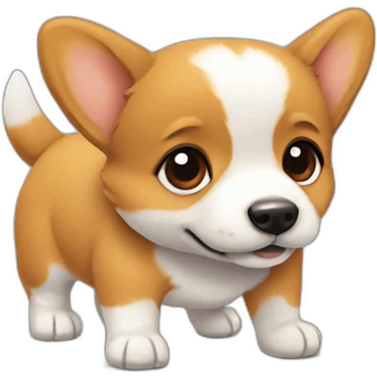 Corgi puppy butt emoji