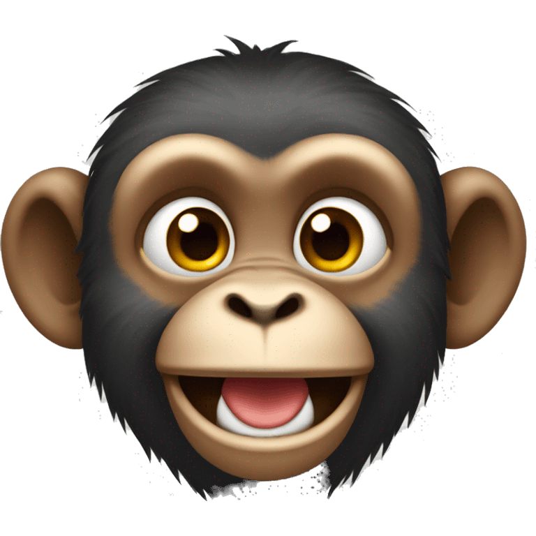 smiling monkey emoji