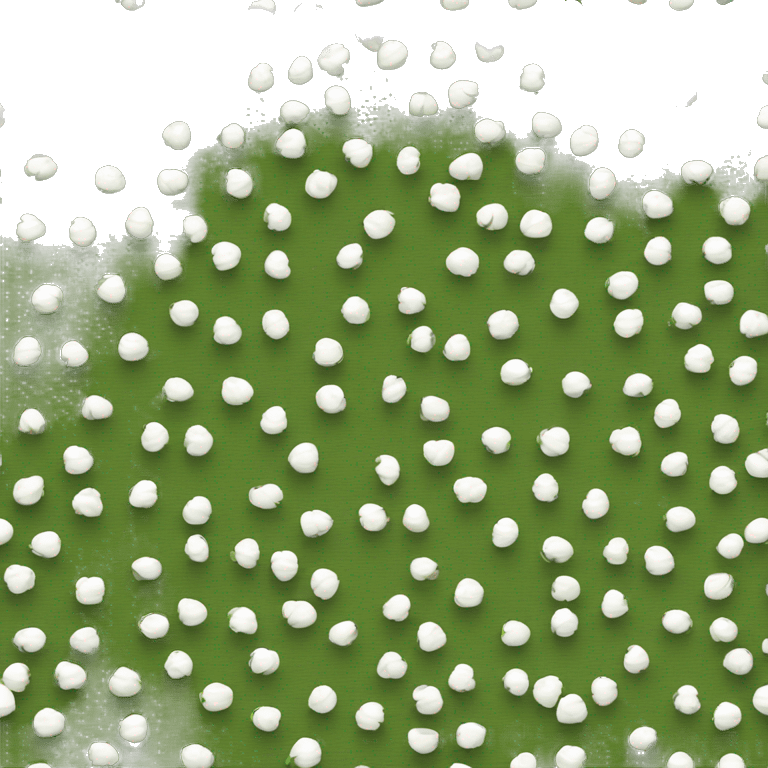 Cotton field in circle emoji