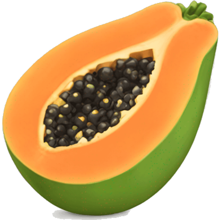 Papaya emoji