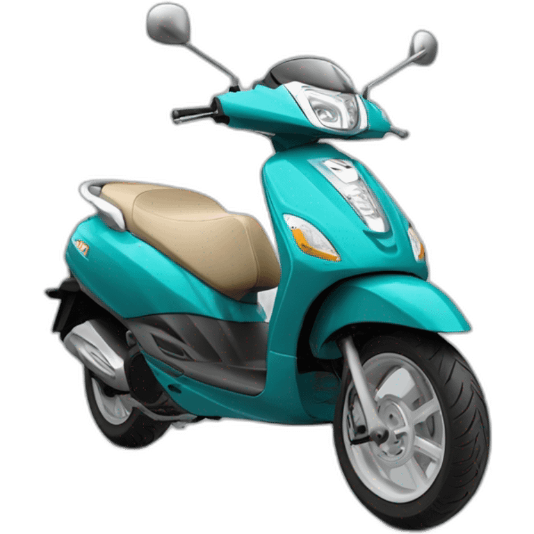 Piaggio mp3 2 roue devant emoji