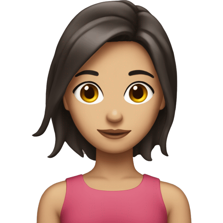 Aidé eres brunette girl  emoji