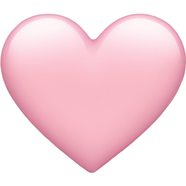 light pink heart  emoji