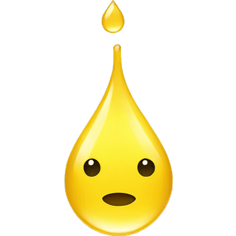 yellow water droplets  emoji