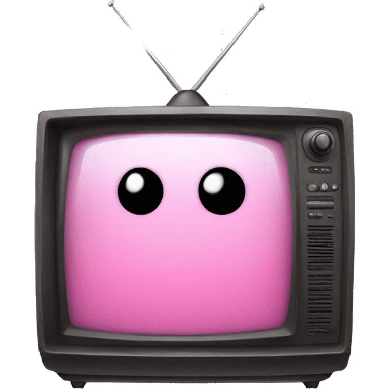 Pink tv  emoji