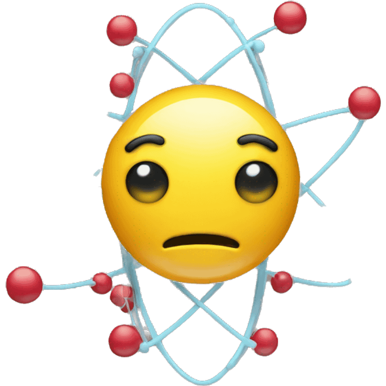 Atom With a Face, and body  emoji