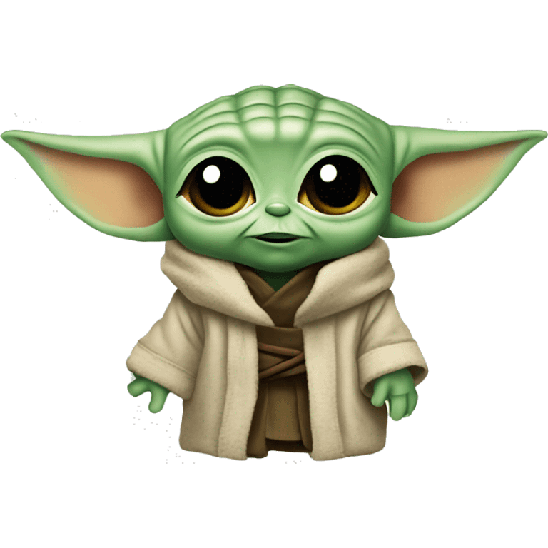 Baby yoda with cmpu  emoji