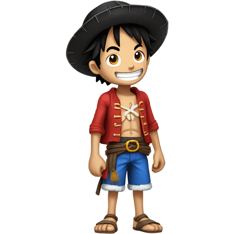 Luffy from one piece emoji