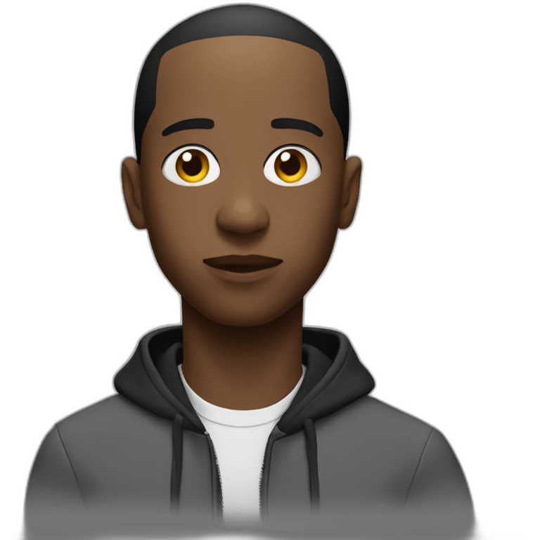 Black Eminem emoji