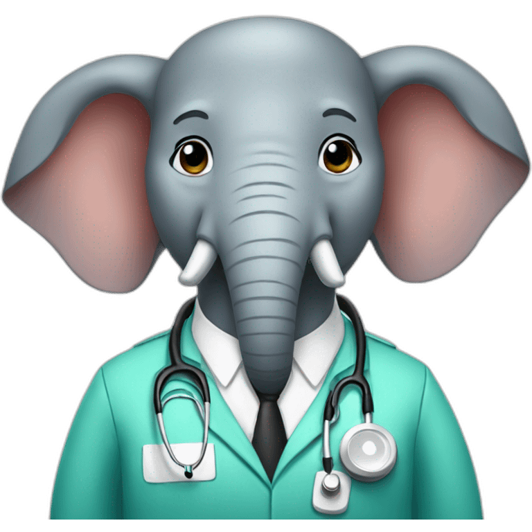 Elephants doctor emoji