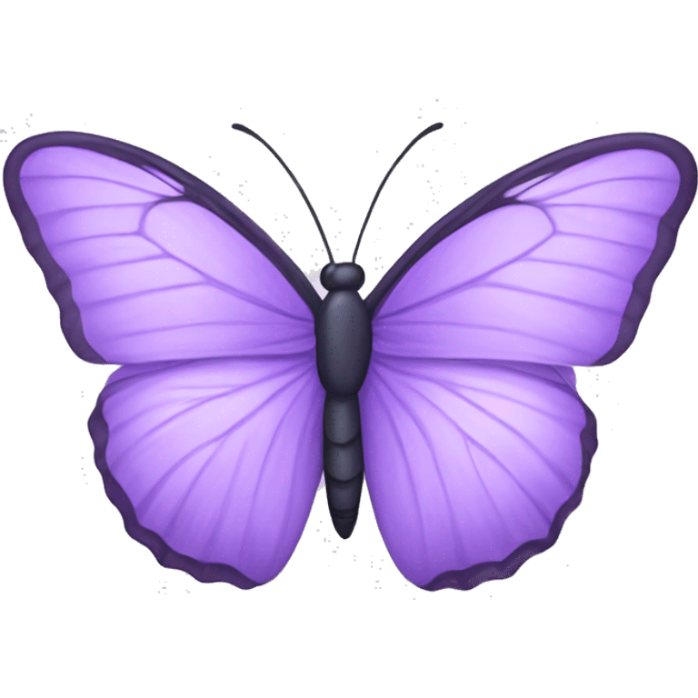 Lilac butterfly emoji