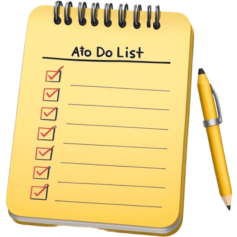 Simple To-do list emoji