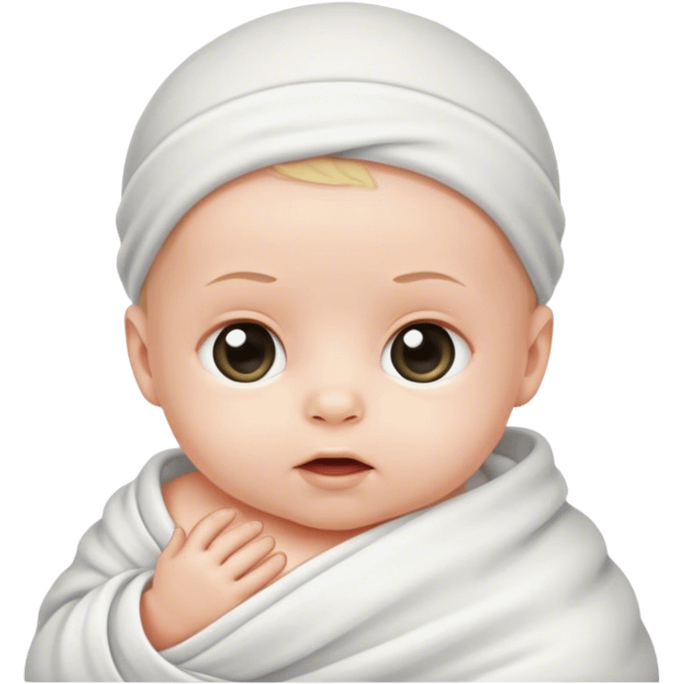 White Newborn emoji