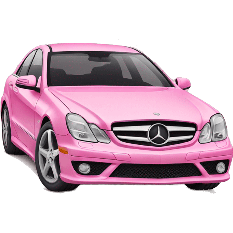 Pink mercedes  emoji