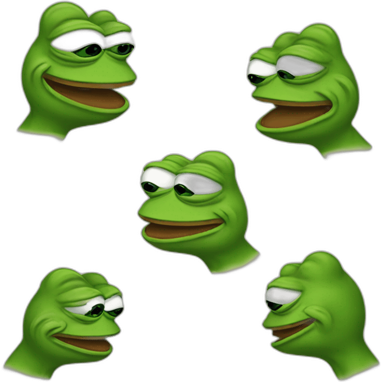 pepe frog swapping emoji