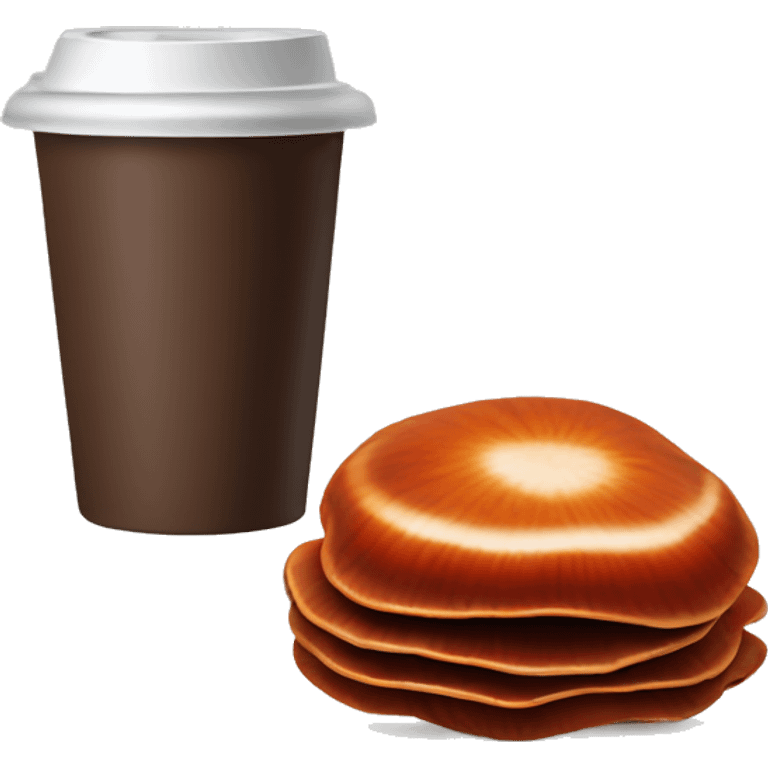 Reishi and coffee emoji