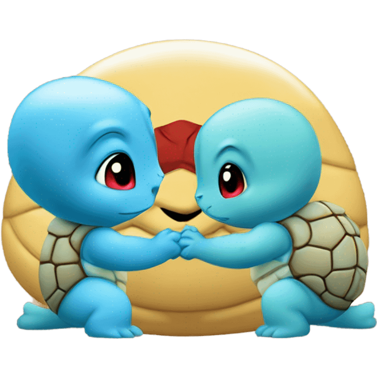 Squirtle kissing Shane Gillis emoji