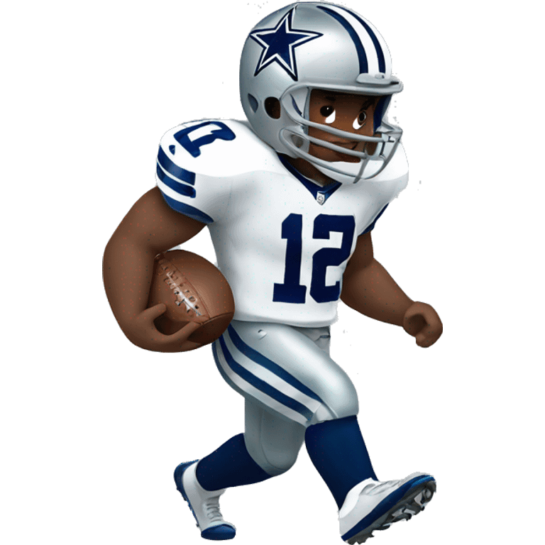 NFL football player, Dallas cowboys, tackle emoji