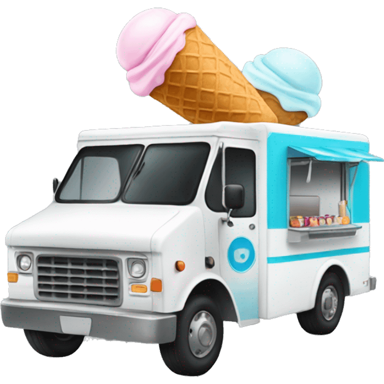 Ice cream truck  emoji