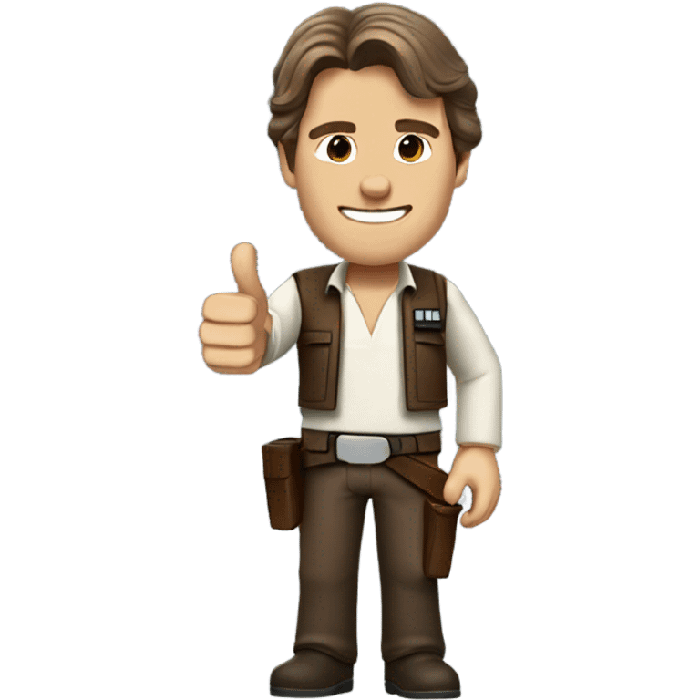 Han Solo with a thumbs up emoji