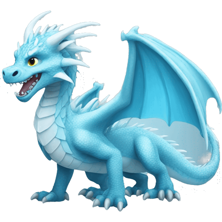 Ice dragon emoji