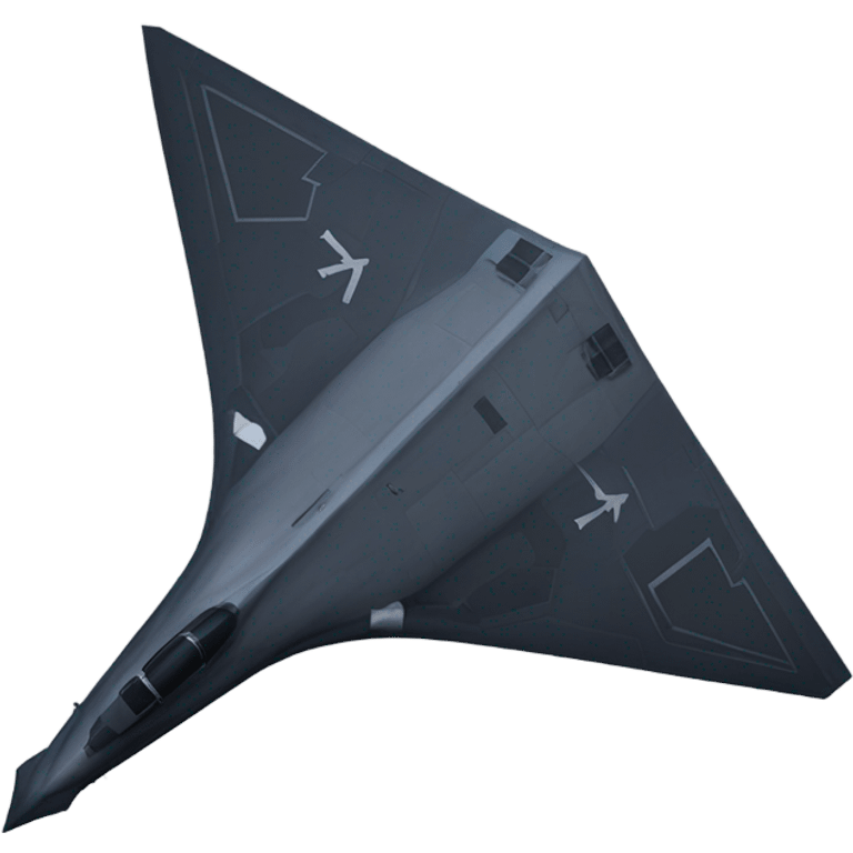 The Northrop B-2 Spirit, also known as the Stealth Bomber, is an American heavy strategic bomber, featuring low-observable stealth technology designed to penetrate dense anti-aircraft defenses emoji