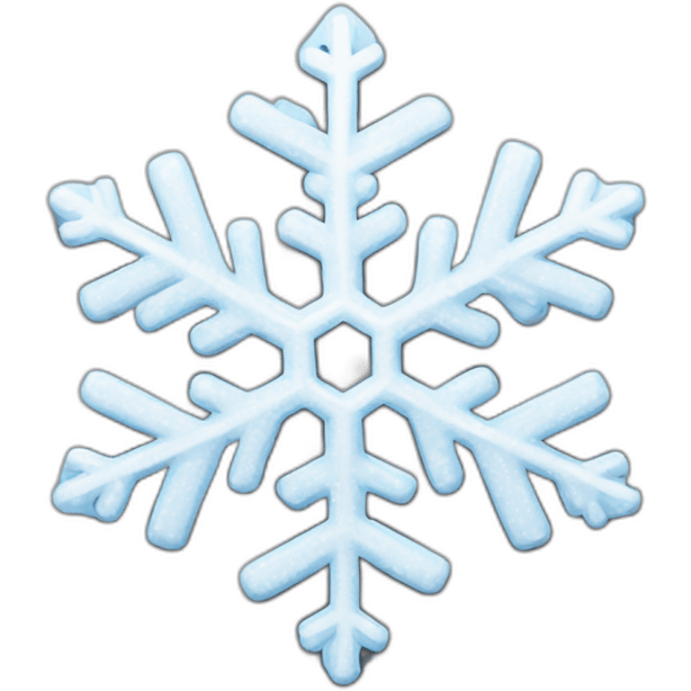 christmas snowflake emoji