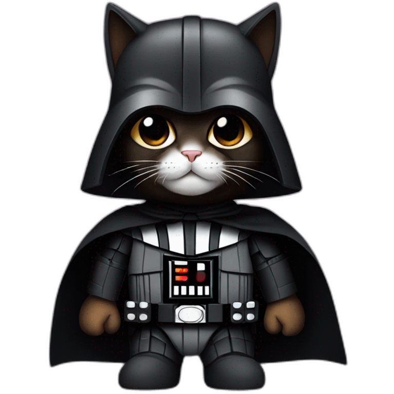 cat in a darth vader costume emoji