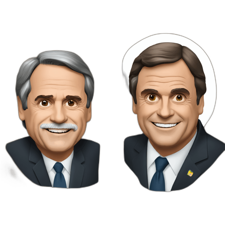 bolsonaro e presidente lula brazil emoji