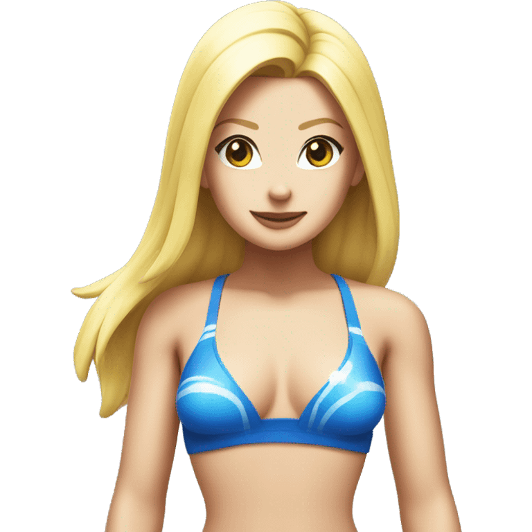 Android 18 in swim wear  emoji